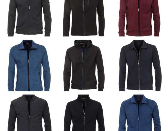 Men&#39;s Brands Cardigans Zipper Sweatjackets Mix Textiles