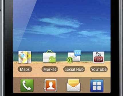 Pozostałości Samsung Galaxy Gio (S5660) Smartphone