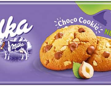 MILKA CHOCO COOKIE NUT 135G MONDELEZ