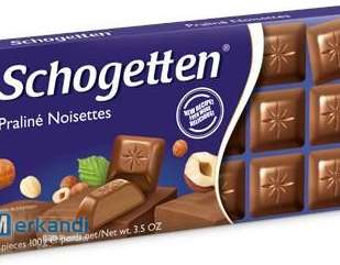 LOTE DE CHOCOLATES SCHOGETTEN NOUGAT 100G TRUMPF
