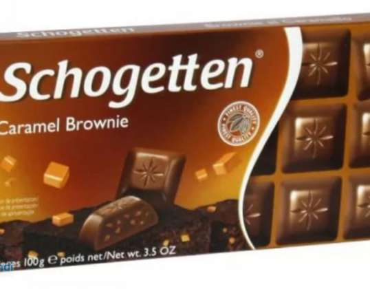 SCHOKOLADE SCHOGETTEN CARAMEL BROWNIE 100G TRUMPF