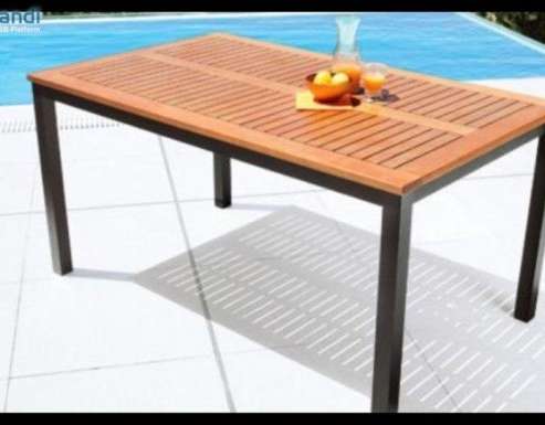 SOLAX Gartentisch Holz