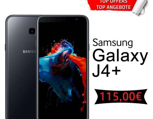 SAMSUNG GALAXY J4 + Smartphones Téléphones Mobiles SM-J415FN / DS Noir