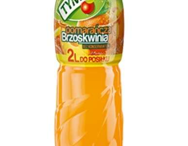 Maspex Tymbark Getränk Drink mit Orangenpfirsichgeschmack 2 Liter