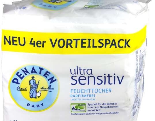 Penaten Ultra Hassas Feuchttücher 4 x 56 er