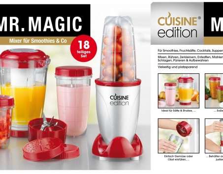 Cuisine Edition Mixer &#34;Mr. Magic&#34; Standmixer, Smoothie Mixer