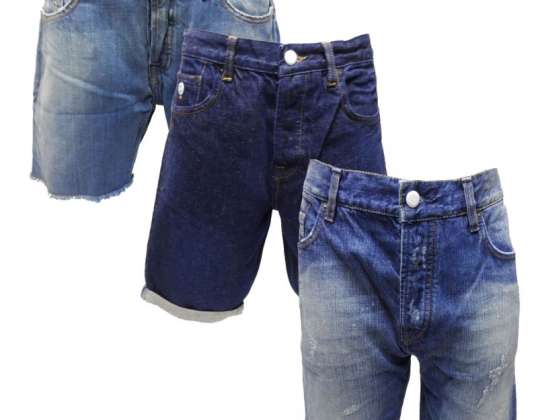 Pantaloncini di jeans da uomo di marca &#34;Blue Blood&#34;