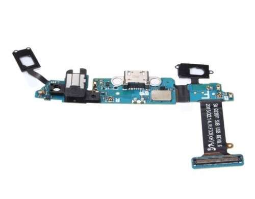 100% ÆGTE Samsung Galaxy S6 G920F USB-opladningsport Hovedtelefon Flex