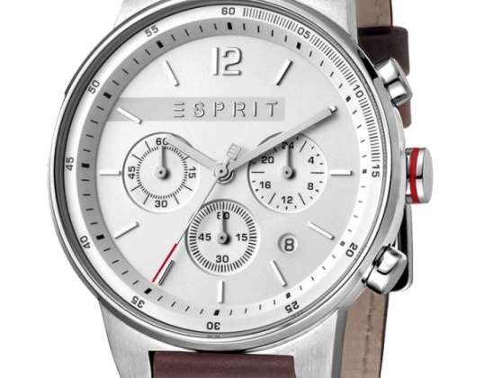 Esprit Uhr Uhren Herrenuhr Chronograph ES1G025L0015 Equalizer Silver