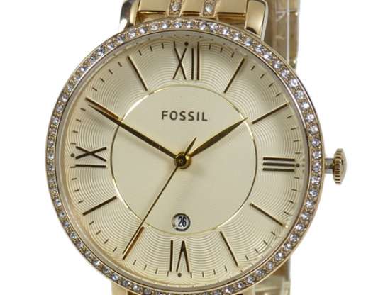 Fossil Watch Watches Women's Watch ES3547 Jacqueline Gold Tone Stainless Steel