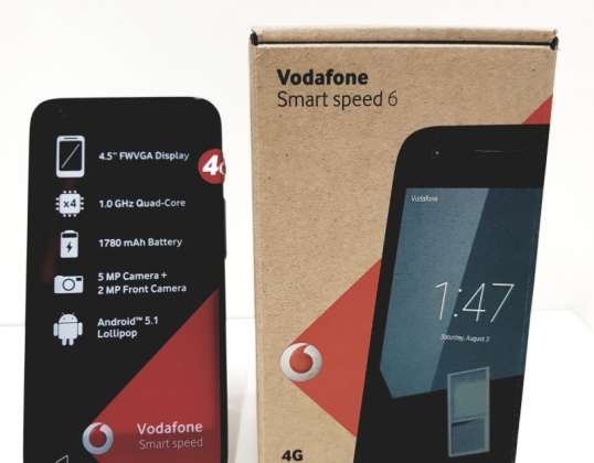 Vodafone Smart Speed 6, Quadcore, LTE, Android - Restposten