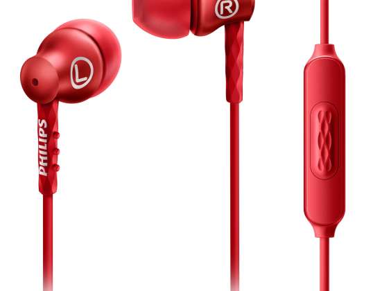 Philips SHE8105 - In-Ear Headphone Red