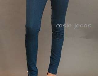 Ciemnoniebieskie jeansy &#34;Rosie jeans&#34; Niskie, elastyczne, rozciągliwe