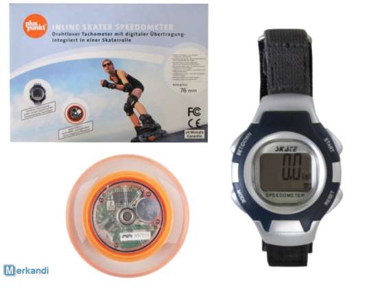Tachometers wheel watches for skate skaters set