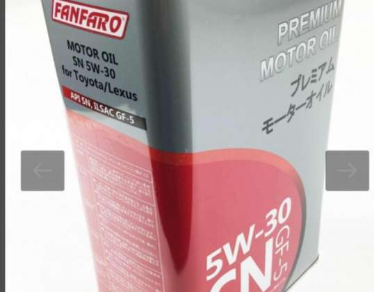 Huile moteur Fanfaro 6708 stock export
