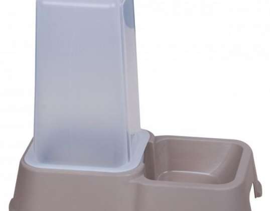 Gray kibble dispenser - 1.5 L