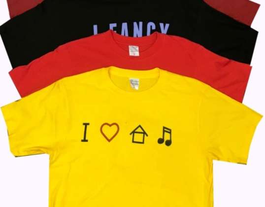 Pánske tričká s potlačou Crew Tričko s krátkym rukávom Crew Neck Top Bavlnené ležérne tričko S-XXL