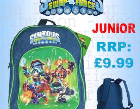Skylanders Swap-Force Junior Boy&#39;s Backpack in *BLUE*