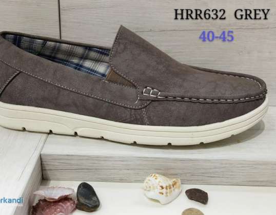 Men's Shoes Ref. HRR 632 Colors: Blue, Black, Brown Grey, Light Khaki.