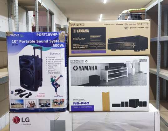 Kina domowe, systemy audio, głośniki, soundbary, Hi-Fi; Retourware/B-ware