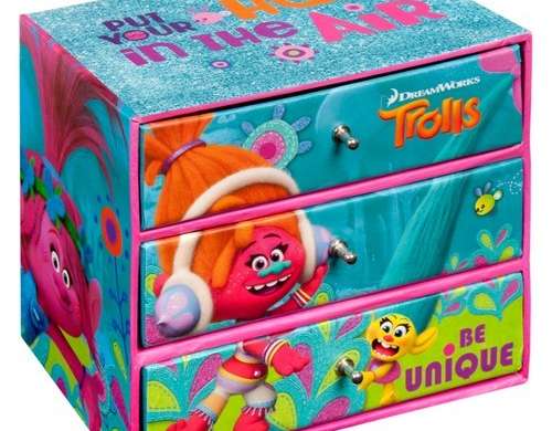 Sieraden doos met de collectie Starpak Troll licentie