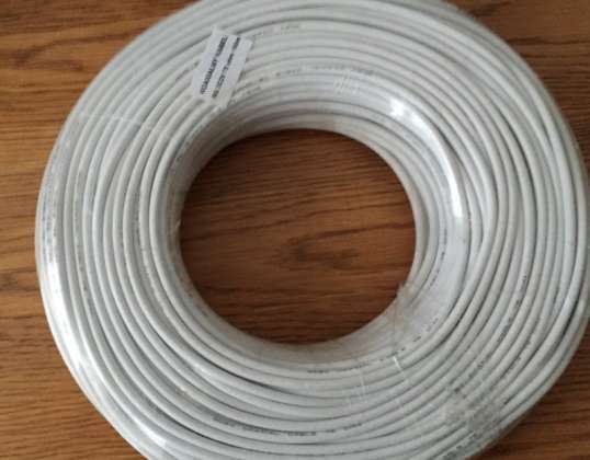 3C-2V полугъвкав ТВ WIRE PVC COAXIAL CABLE SHELL 100M 75 OHM