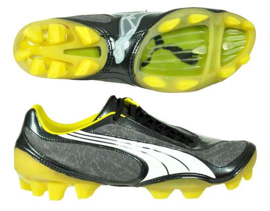 Puma V1.08 Tricks i FG, grau/gelb Gr UK 6 / 6,5 / 7