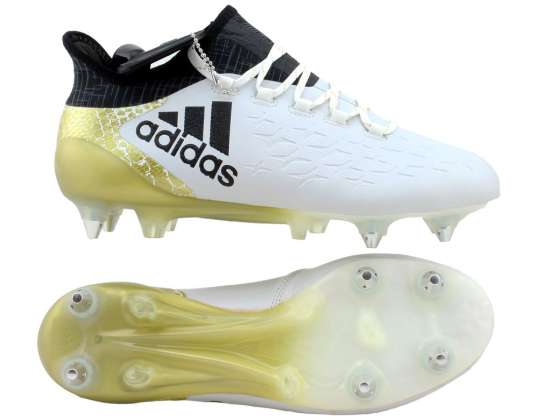 Adidas X16.1 SG STELLAR PAQUETE blanco / oro Gr Reino Unido 6 / 6,5 / 7,5 / 8