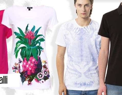 Occasion: T-shirt JUST CAVALLI et Polo Homme et Femme à partir de 12 e