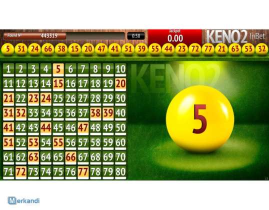Keno Games, Lucky 6 for betting shops and online casino