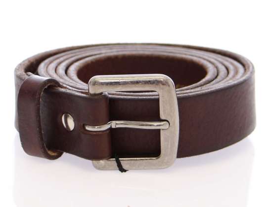 Ceinture Dolce & Gabbana Brown Leather Logo