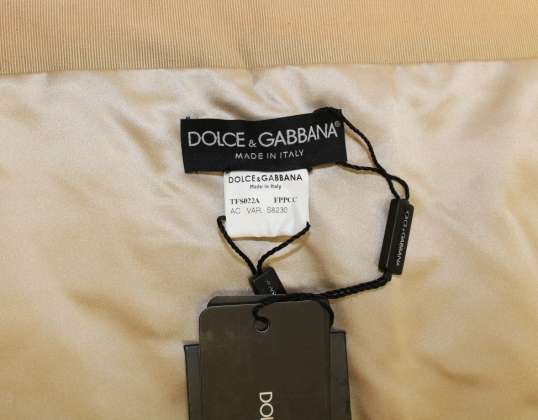 Dolce & Gabbana Beige MINK Pälshalsduk Foulard Halsduk