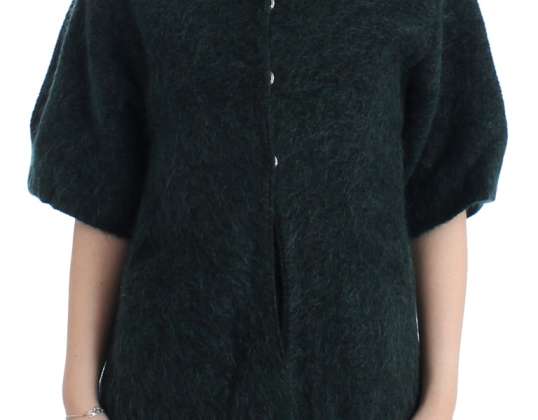 Cavalli Green Mohair Strickjacke