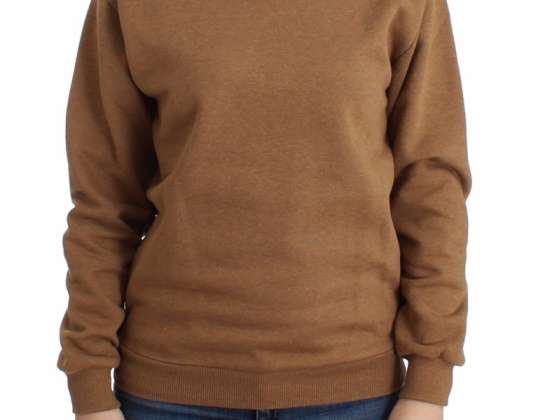 Galliano Brown Crewneck bavlnený sveter