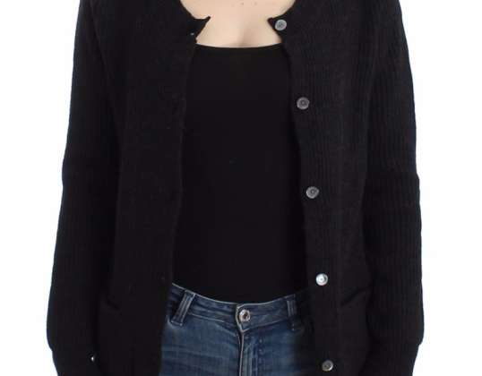 Galliano Cardigan en laine noire