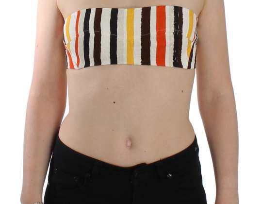 Dolce & Gabbana Wielokolorowy top bandeau w paski