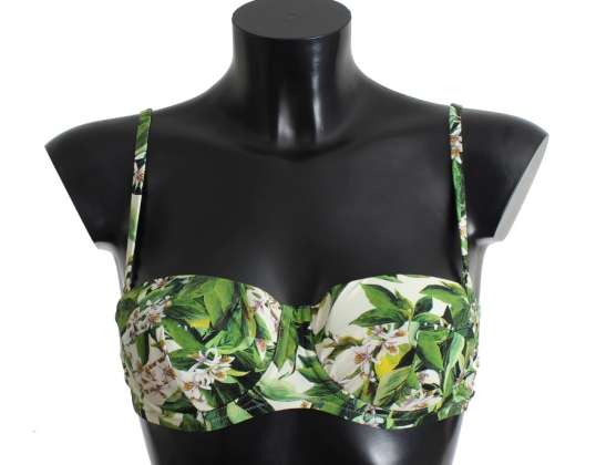 Dolce & Gabbana flerfarget blomsterbikini topp BH svømme strandklær