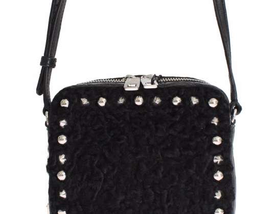 Dolce & Gabbana Sac Caïman Noir Python Autruche Ashkatran Sac à main