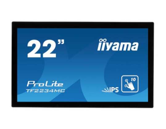 IIYAMA 55.0cm (22) TF2234MC-B6AGB 16:9 M-Trykk på HDMI+DP bl TF2234MC-B6AGB