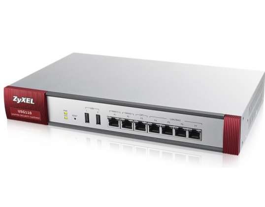 Router ZyXEL ZyWALL USG 110 UTM-bundel 25x SSL VPN USG110-EU0102F