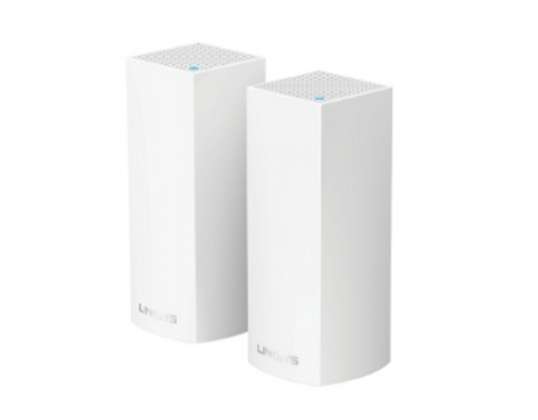 Linksys Velop WLAN-Modulsystem Tri-Band AC4400 Mu-MIMO 2Stk. WHW0302-EU