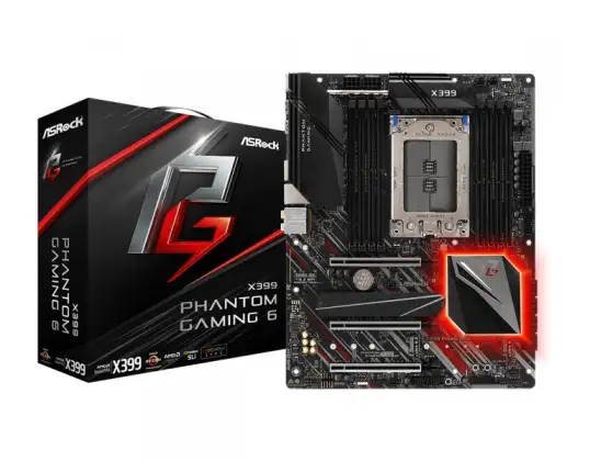 ASRock X399 Phantom Gaming 6 Socket TR4 AMD X399 ATX 90-MXB9B0-A0UAYZ