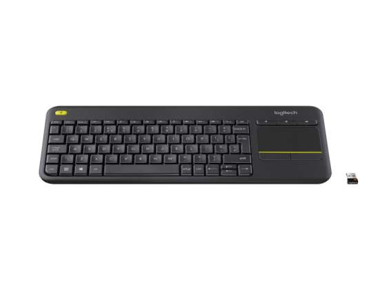 Logitech Wireless Touch Keyboard K400 Plus Black CH-Layout 920-007133