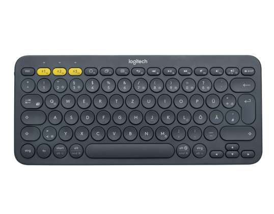 Logitech BT Multi-Device Keyboard K380 Donkergrijs DE-Layout 920-007566