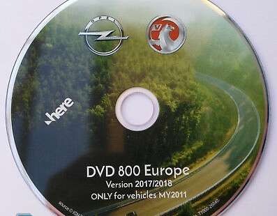 ORIGINAL OPEL DVD800 MY2011 Europe - 2017/2018