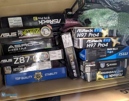 PALLET OF GAMING ITEMS - GIGABYTE MSI NVIDIA ATI ASROCK
