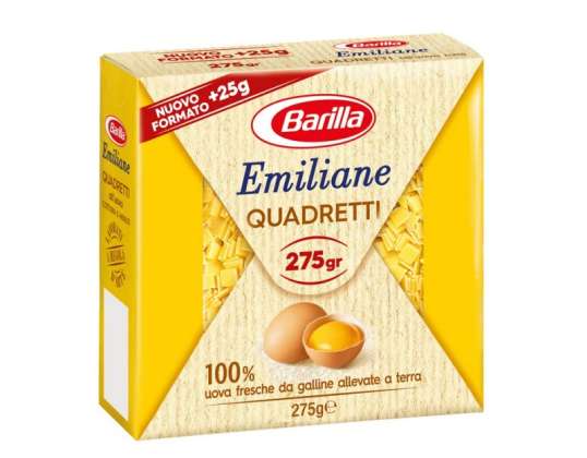 Emiliane Barilla - Egg Pasta - Quadretti 275 gr