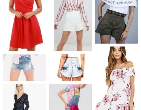 Designer clothing for women - Sunset reference lot - dresses, trousers, blouses etc.