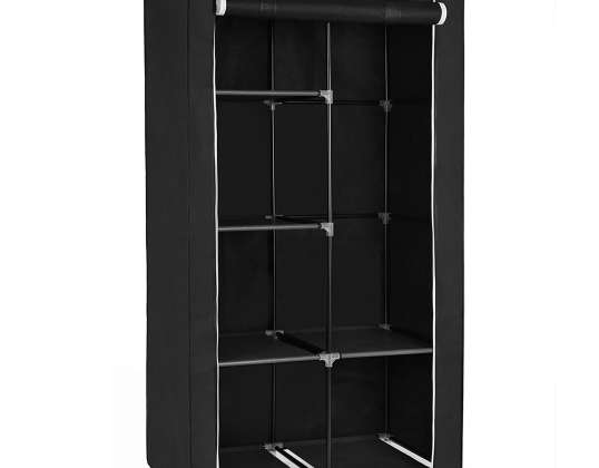 Herzberg HG 8010: Storage Wardrobe   Small Black