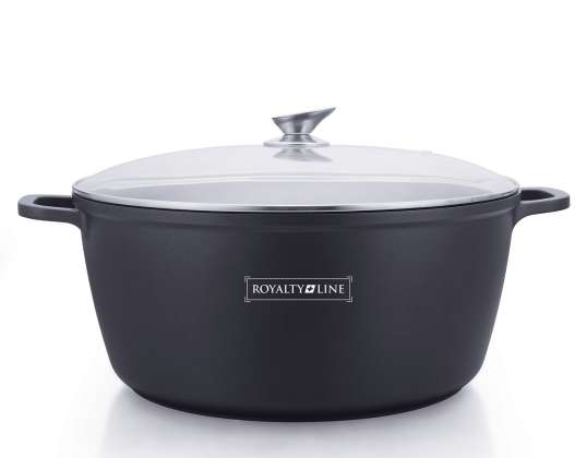 Royalty Line RL BS44M; Deep pot with marble coating 44cm